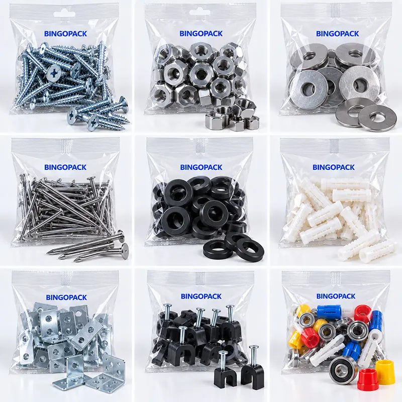 Automatic 3-Bowl Screw Counting Packing Machine for Hardware Fittings