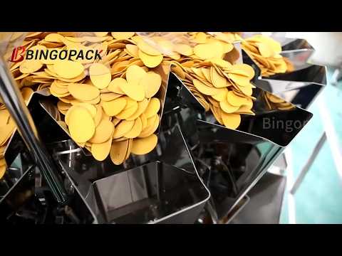 Automatic Chips and Crisps Vertical Packing Machine with Multihead Weigher